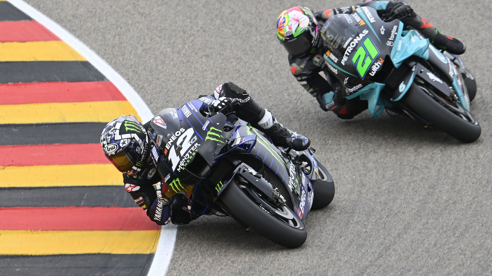 Maverick Vinales, Franco Morbidelli - German MotoGP, Yamaha, MotoGP 2021