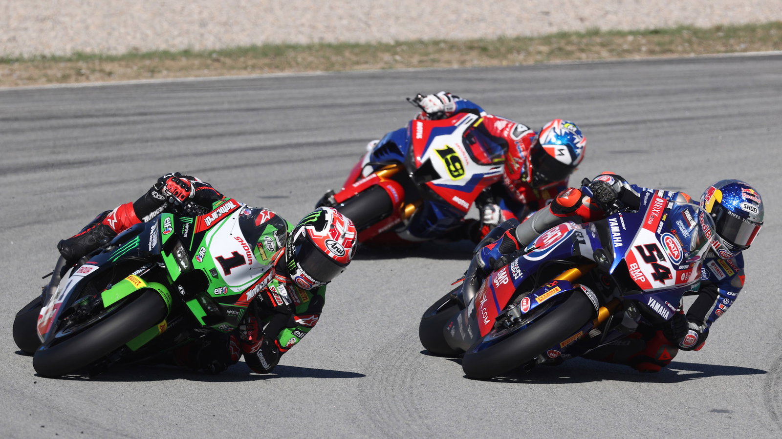 Jonathan Rea, Toprak Razgatlioglu, Alvaro Bautista