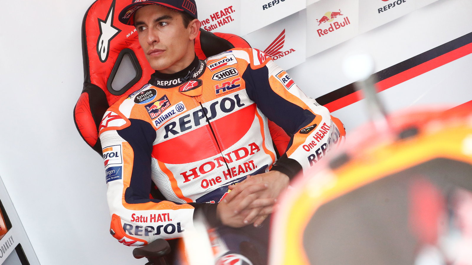 Marc Marquez, Indonesia MotoGP 2022, pit.