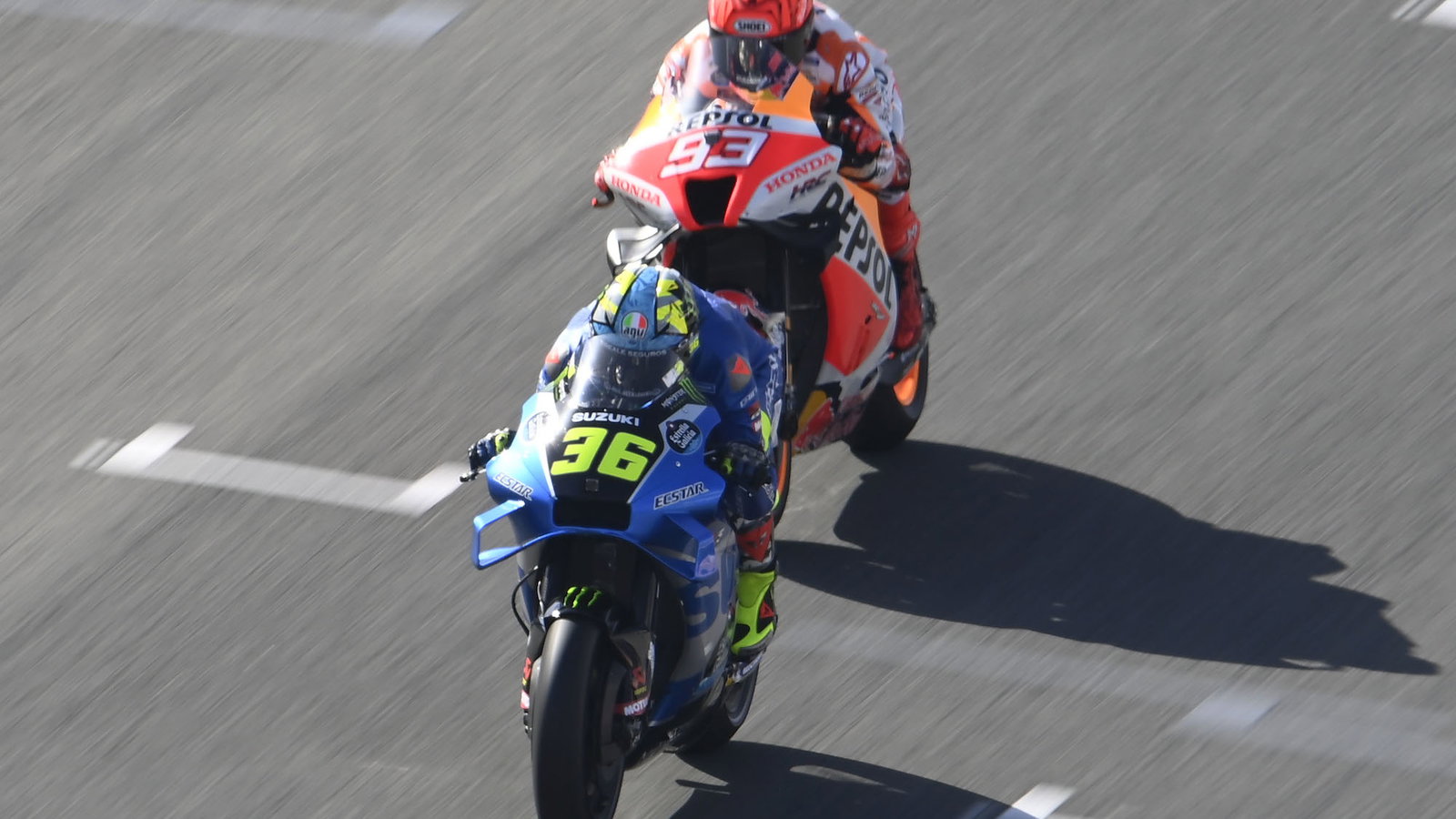 Joan Mir, Marc Marquez - Suzuki, Honda