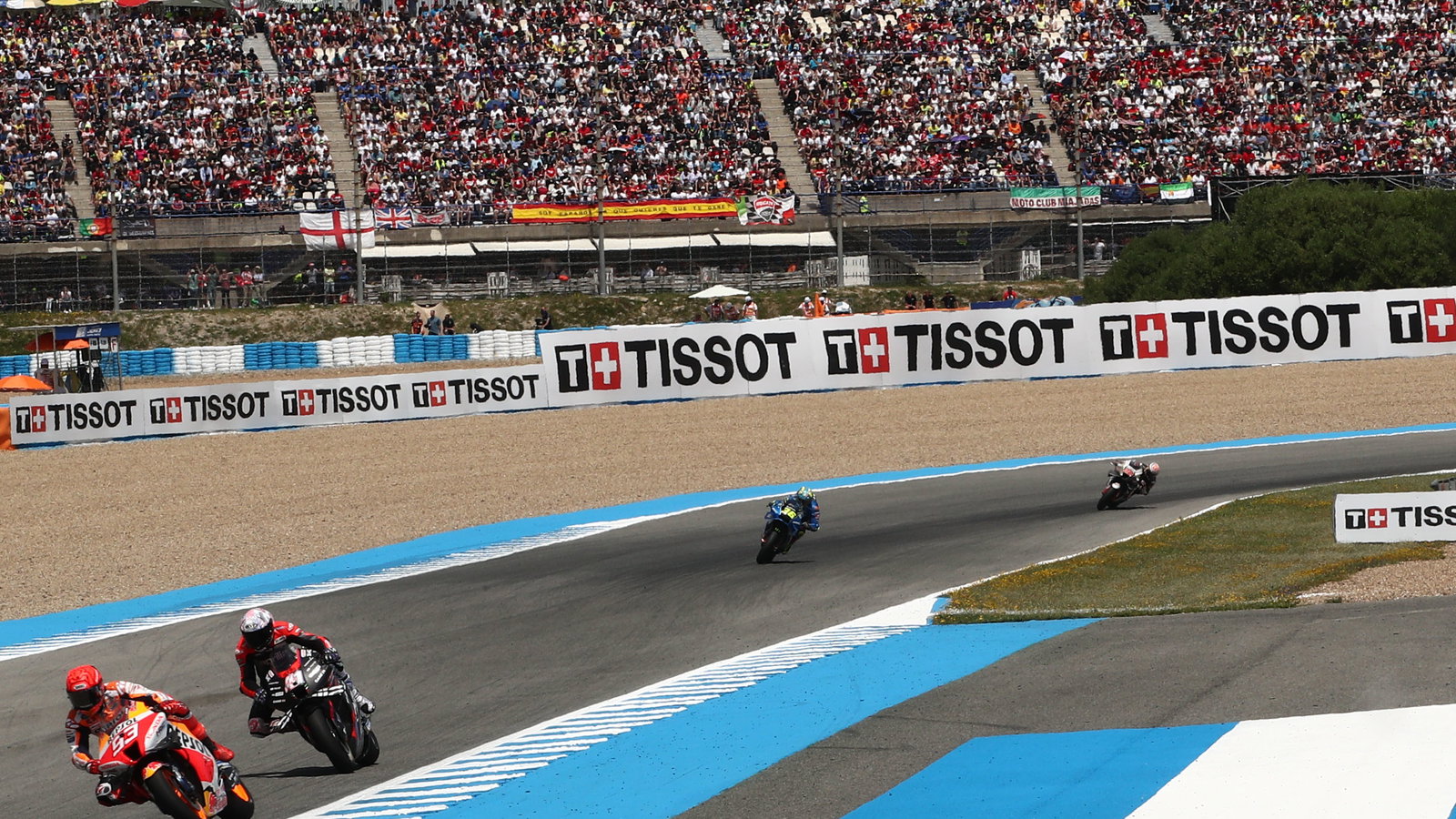 Marc Marquez & Aleix Espargaro, 2022 MotoGP Spanish Grand Prix. - Gold and Goose