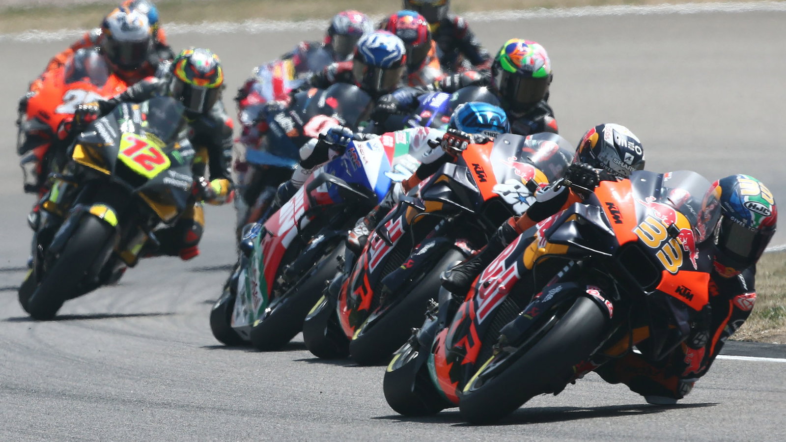 Start of the German MotoGP