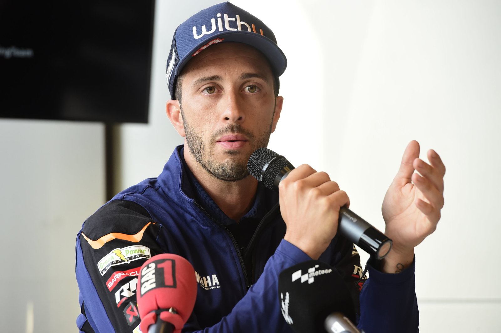 Andrea Dovizioso, 2022 British Grand Prix, retirement announcement. - Gold and Goose
