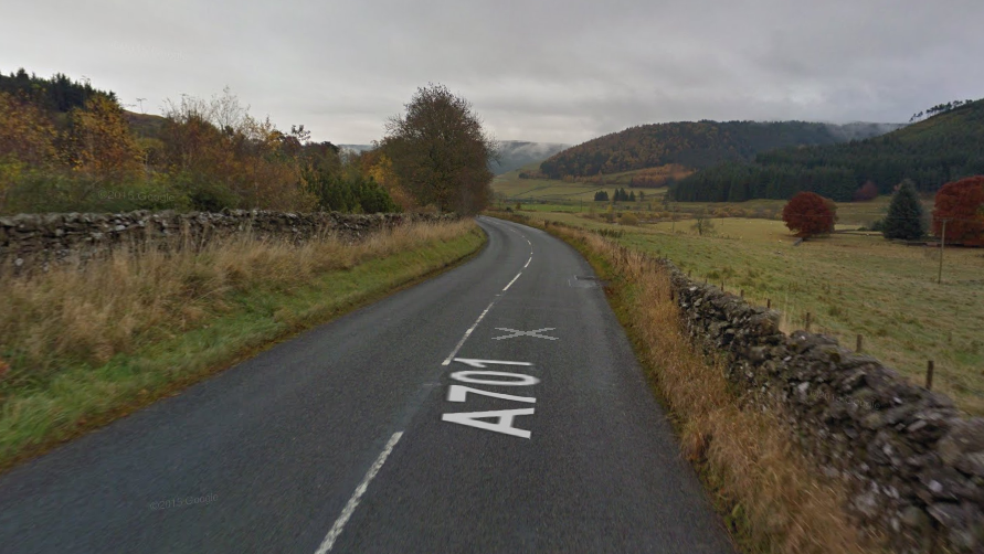 A701 crash Scotland