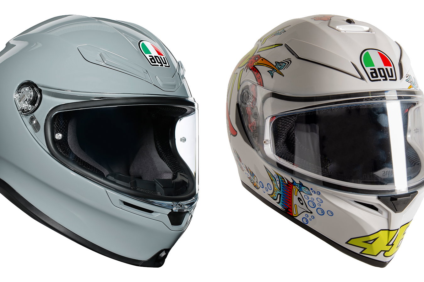 agv k3 2020 New motorcycle helmets from AGV | K6 Nardo Grey & K3 SV-S White Zoo  showcase