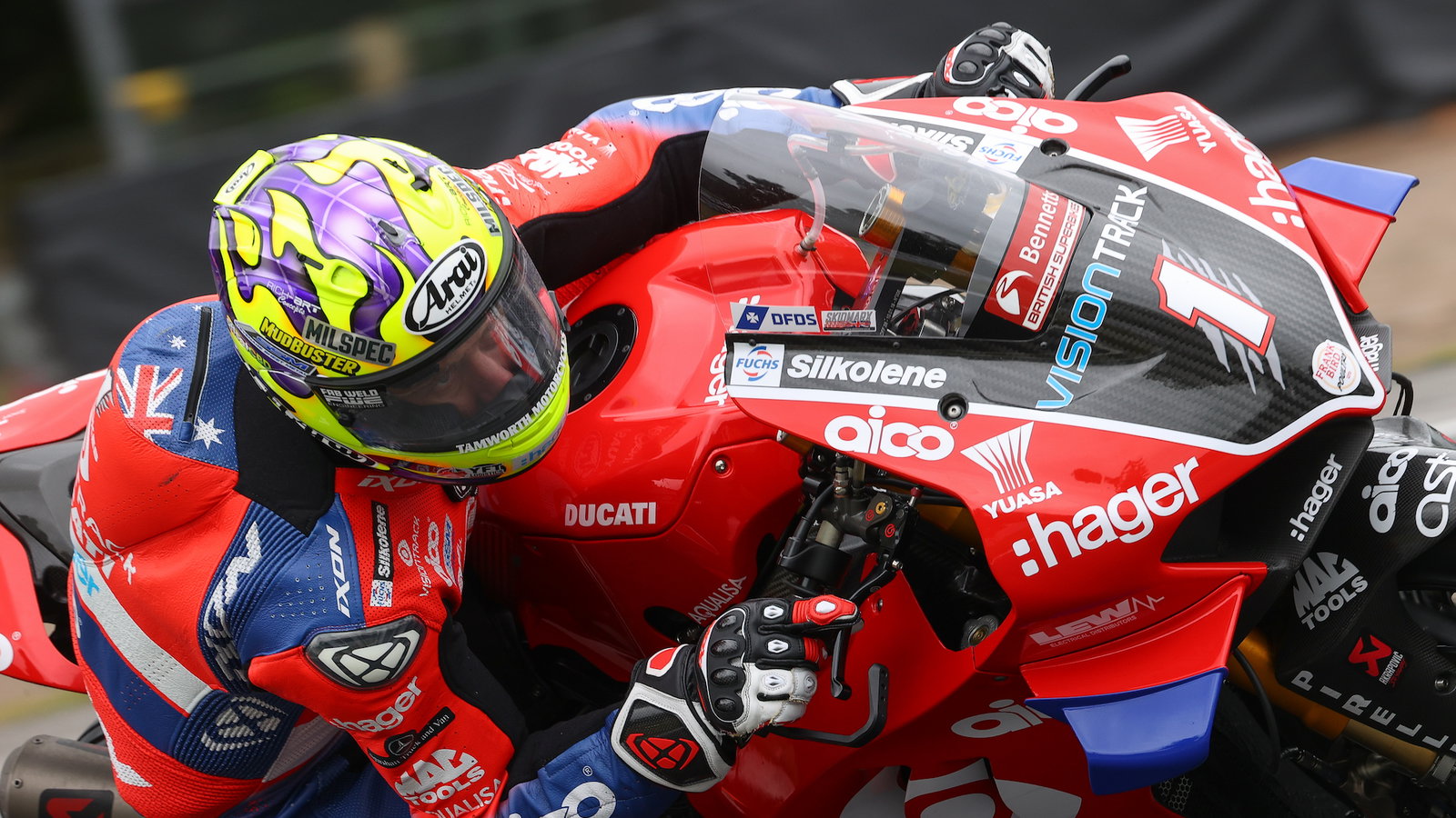 Josh Brookes - VisionTrack Ducati [credit: Ian Hopgood]