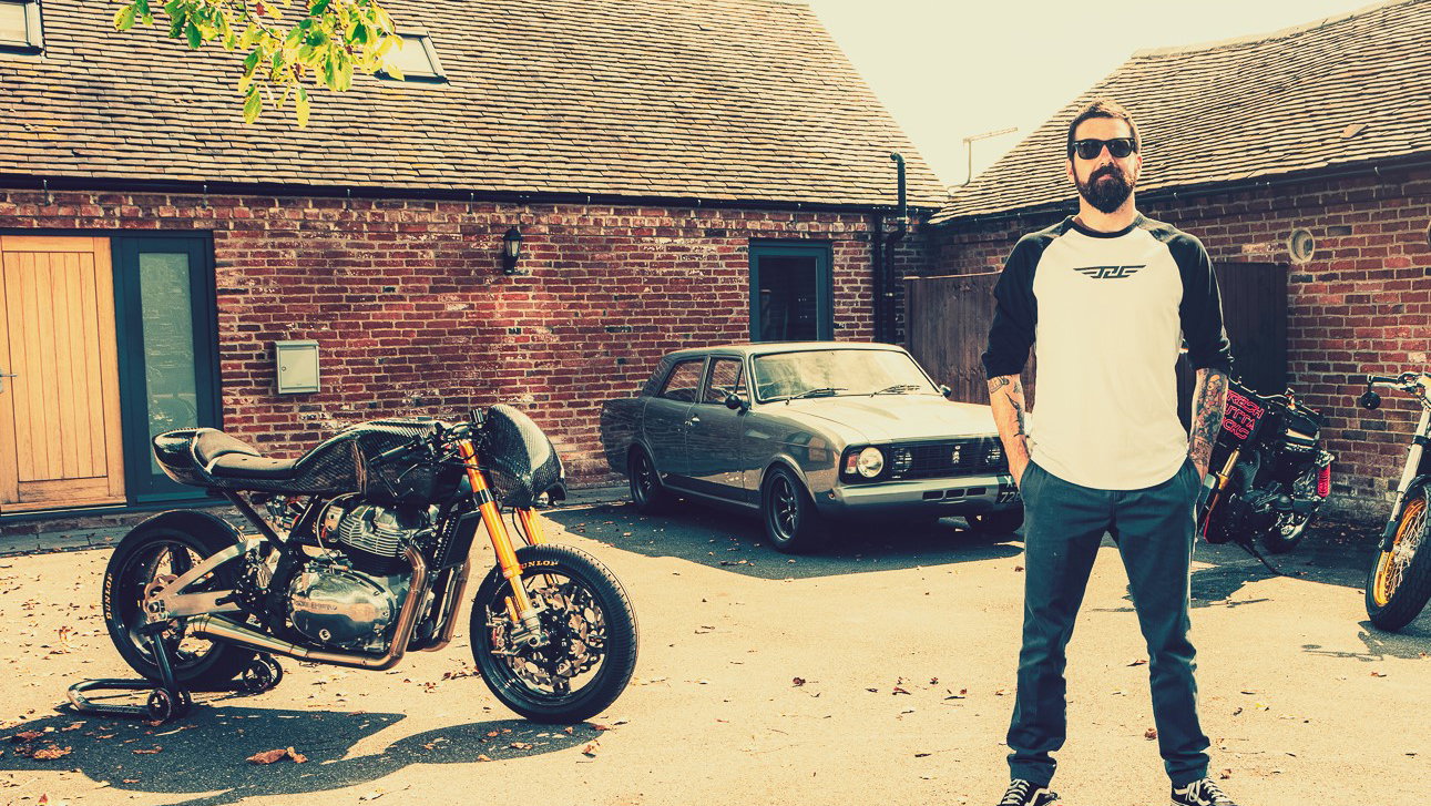 Anthony Partridge custom Royal Enfield Continental GT