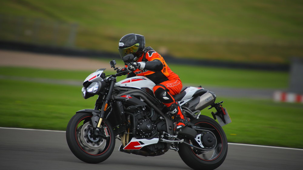 Visordown Track Day Donington Triumph Speed Triple RS
