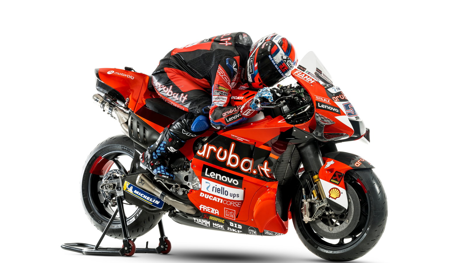 Michele Pirro, Ducati MotoGP wildcard studio shot. - Ducati Media