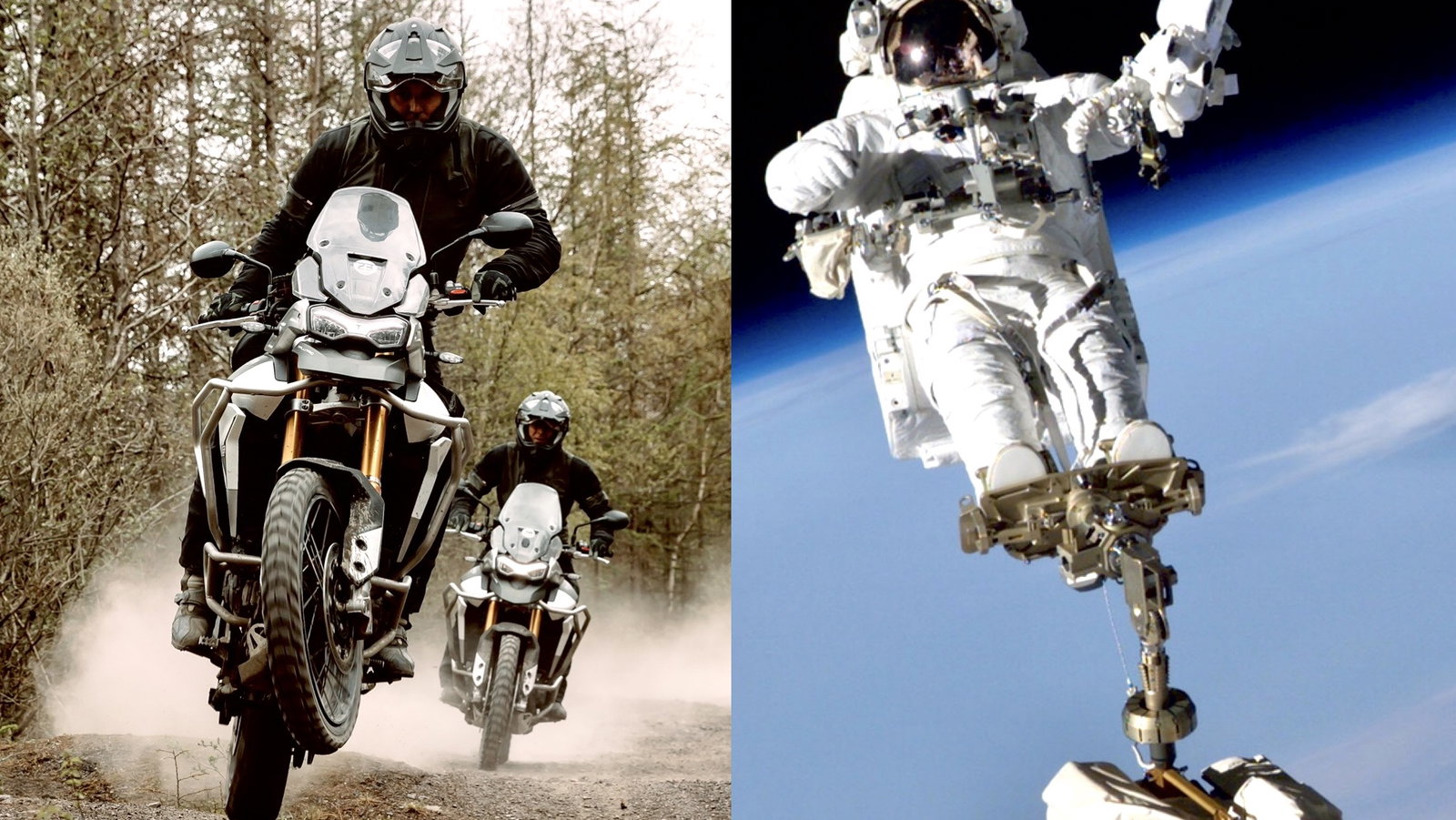 Major Tim Peake, Triumph Motorcycles