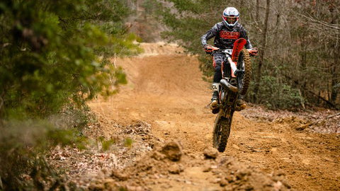 BLACK_RIFLE_COFFEE rider Pastrana on a dirt bike