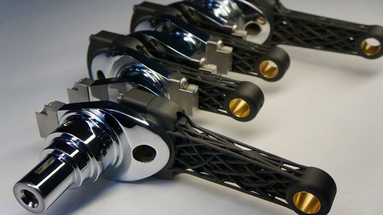 Modifying Con Rods Extreme Tuners launch crazy looking carbon composite woven conrods ...