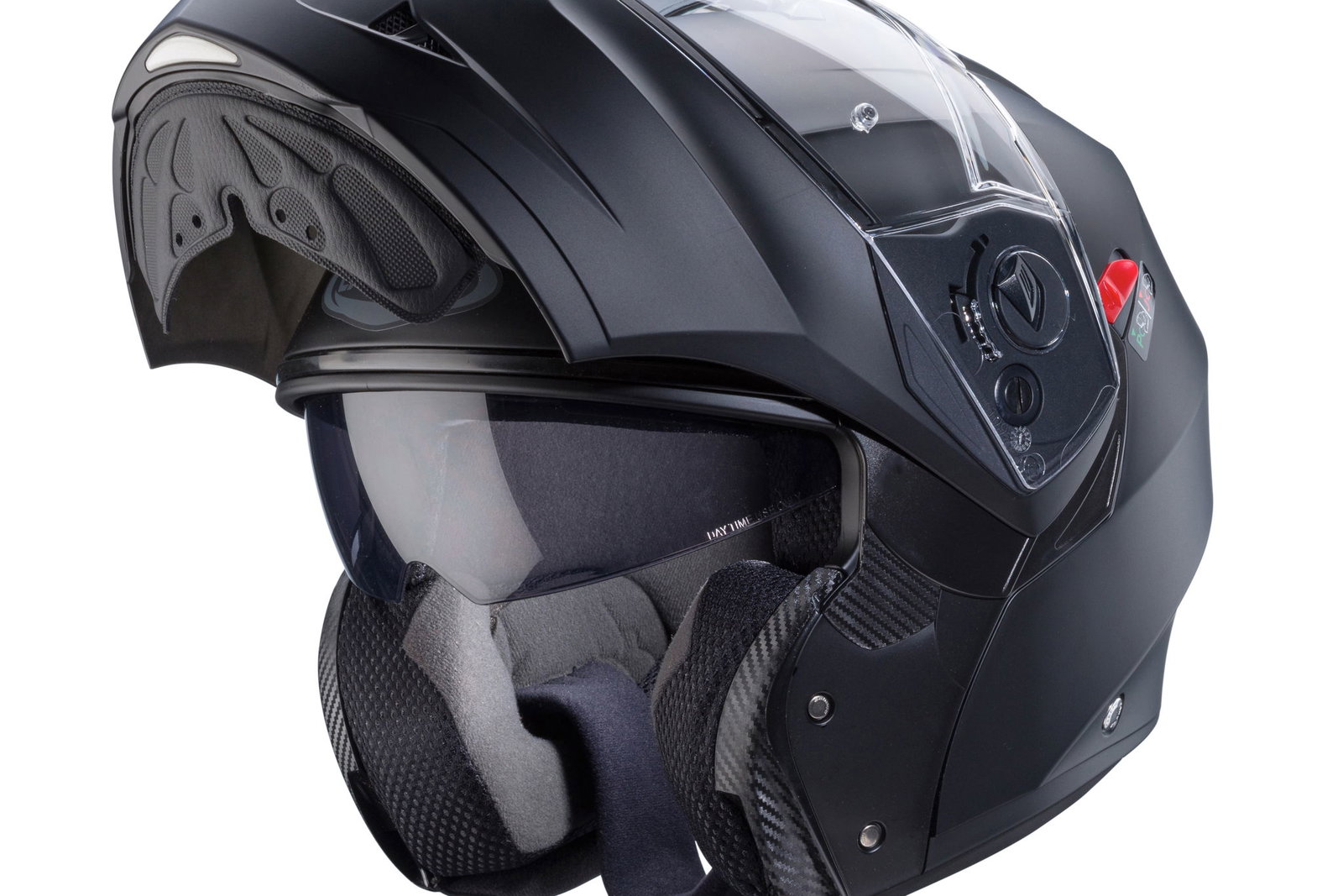 caberg duke helmet plain X Matt Gun Metal scratch treated Caberg - Duke 2 Modular