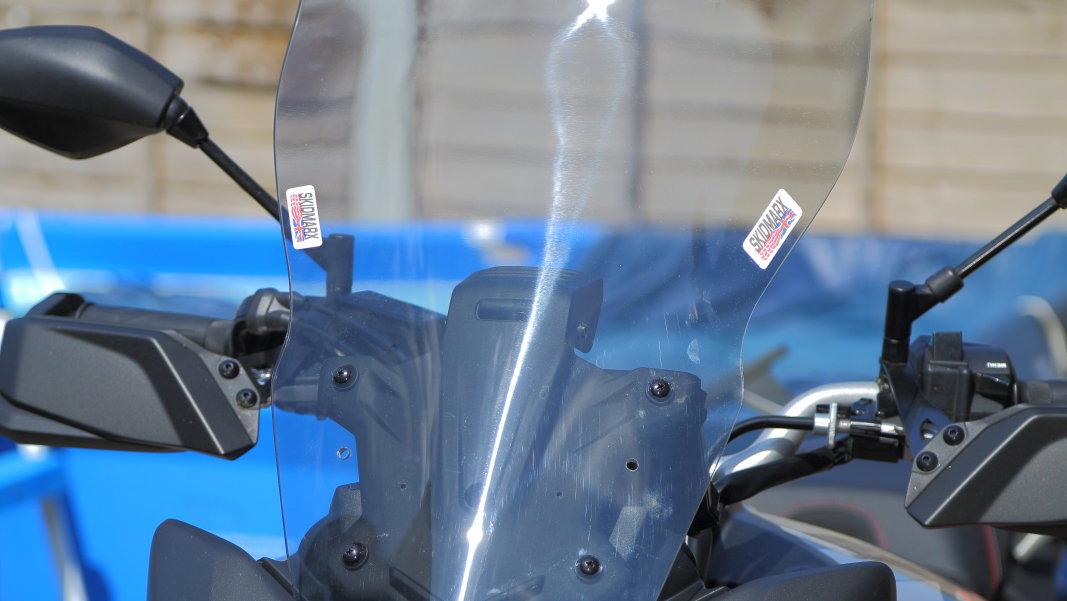 Skidmarx screen on Tracer 900