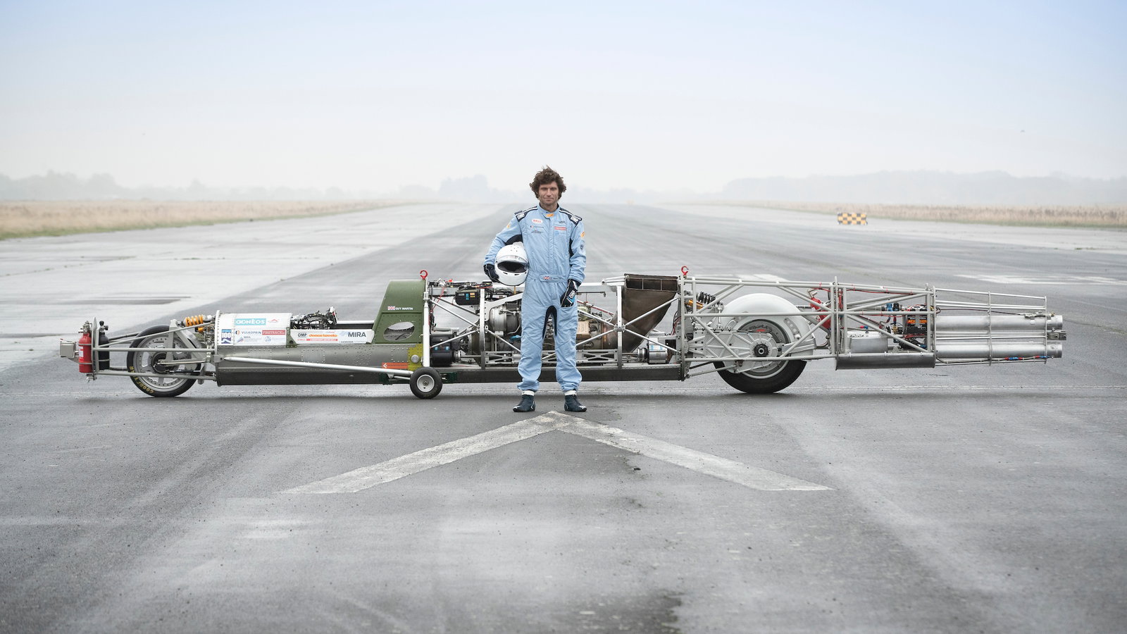 Guy Martin at Elvington for the 52 Express world motorcycle speed record