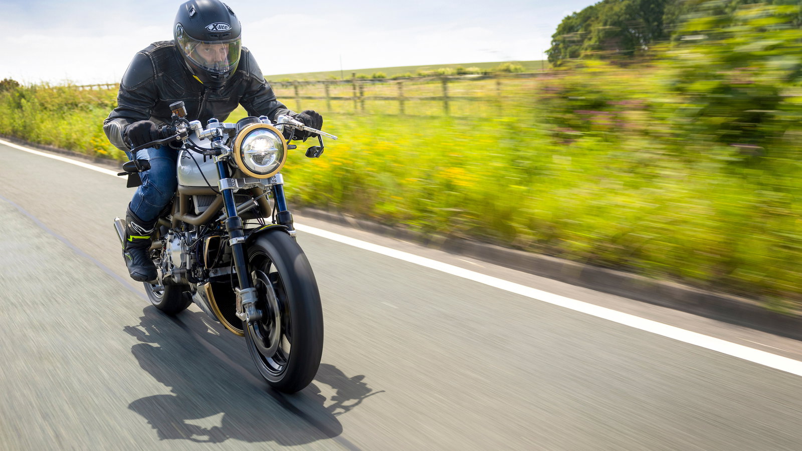 Langen Two Stroke on country road. - Rod Kirkpatrick/F Stop Press