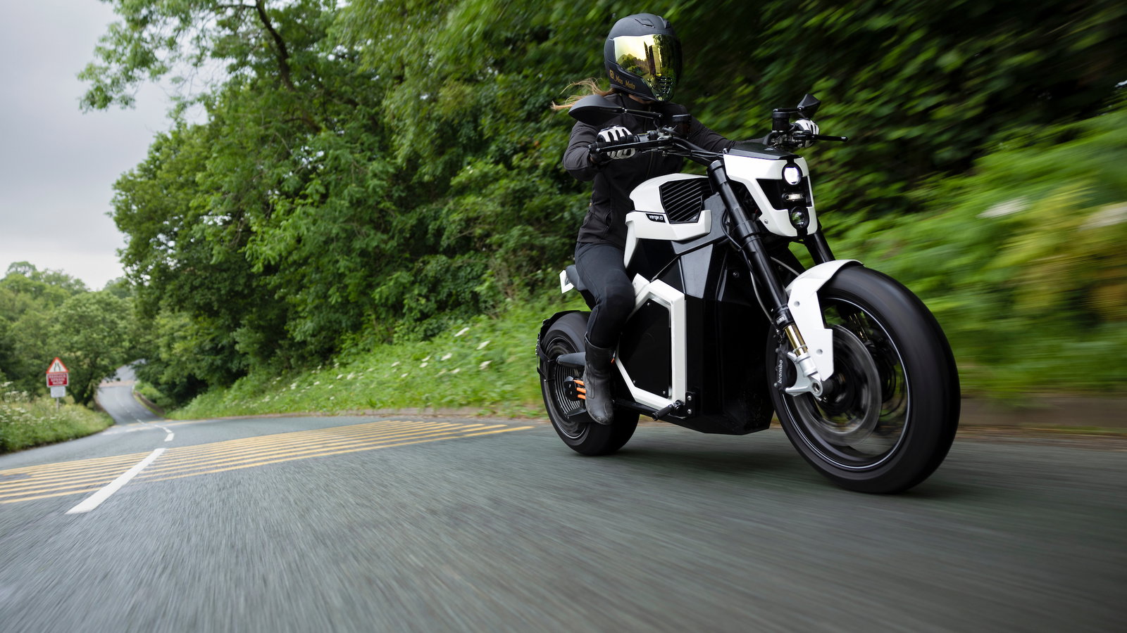 Verge TS ridden on country roads. - Rod Kirkpatrick/F Stop Press