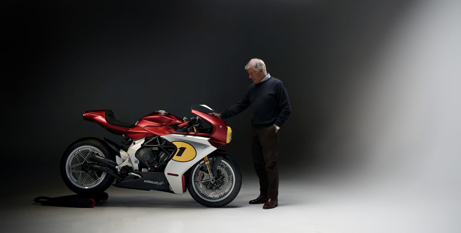 MV Agusta Superveloce Ago celebrates great Giacomo Agostini in