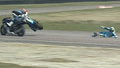 Video: Harris and Sykes Thruxton crash