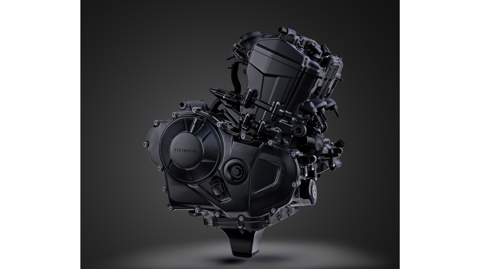 Twin-cylinder engine of Honda Hornet.