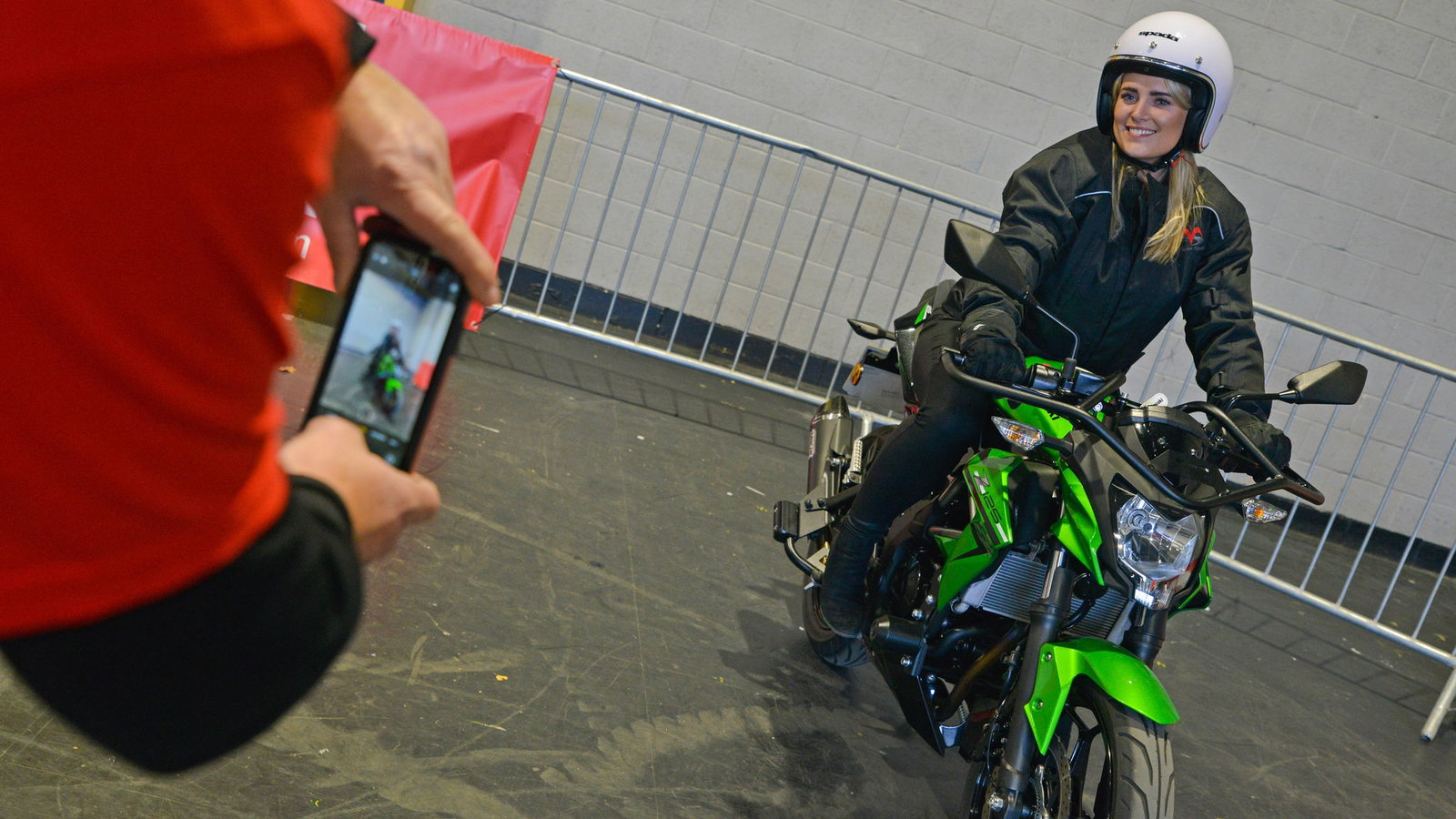 MCIA Try Ride - Photo of person on bike