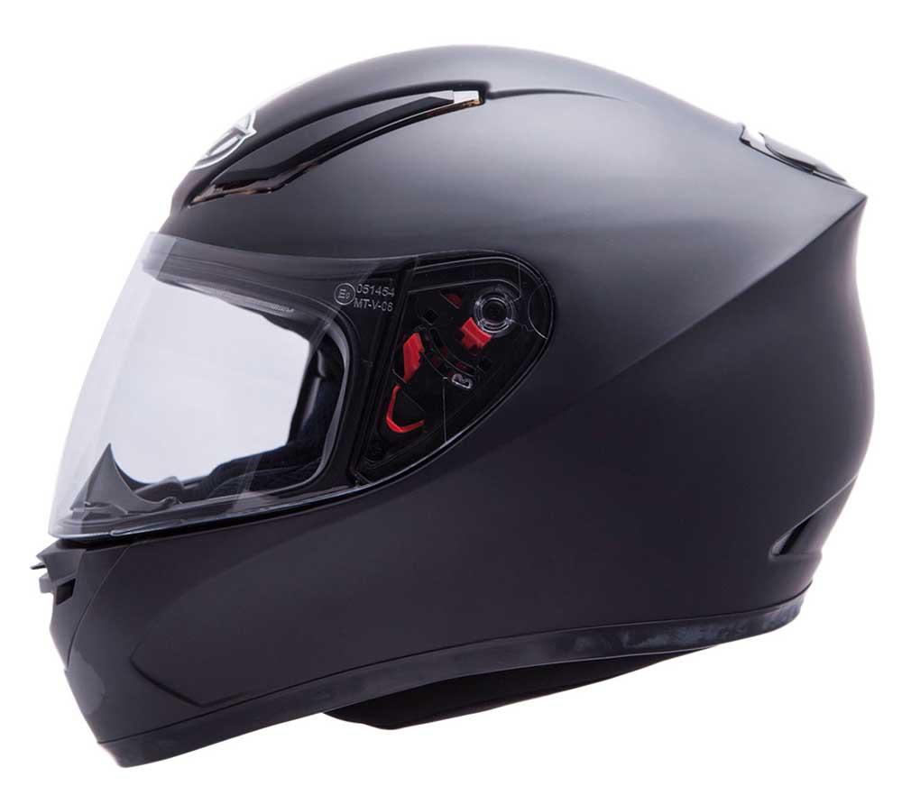 Black Motorcycle Helmet Front View | helmet