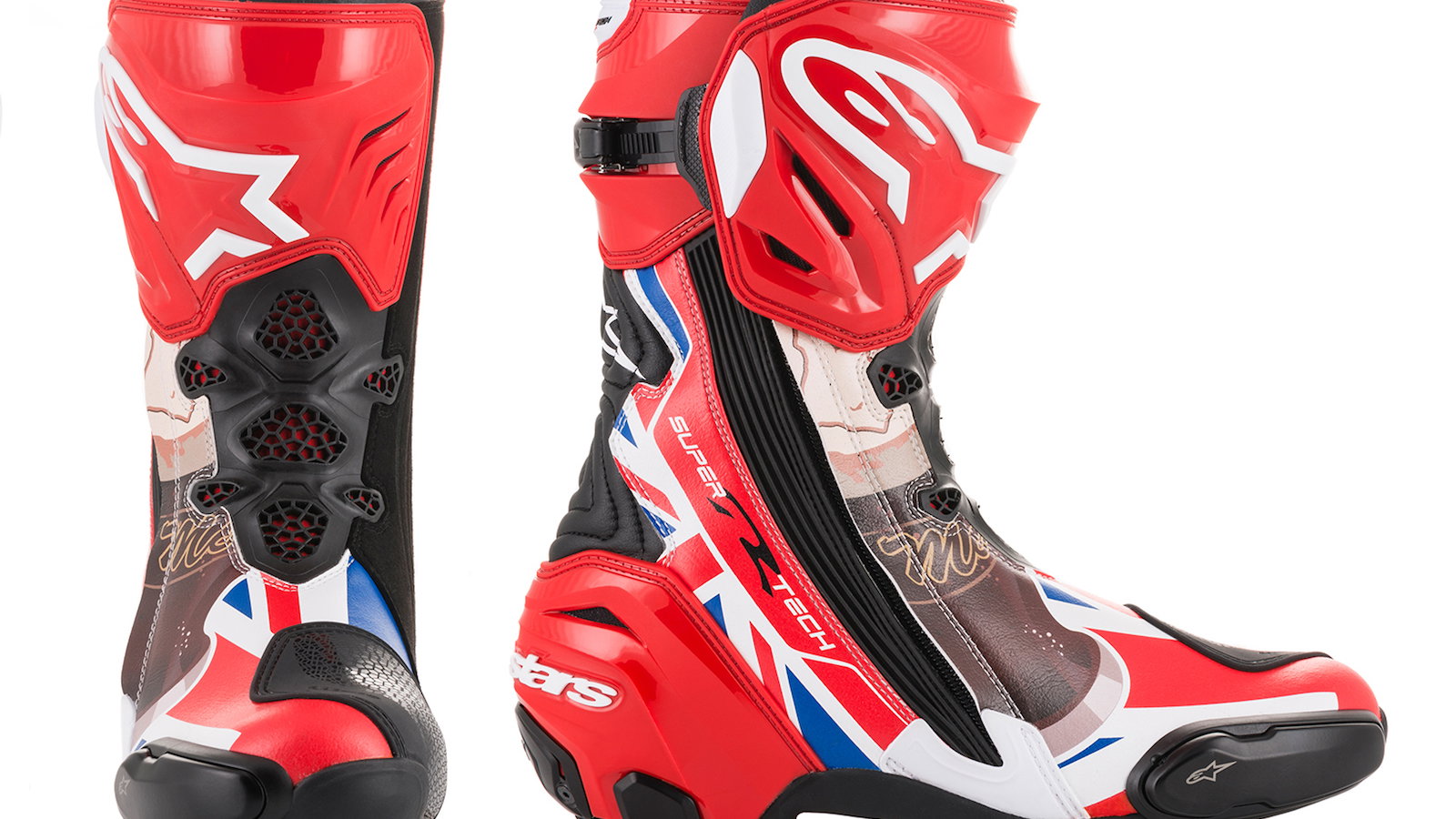 John McGuinness Alpinestars boots