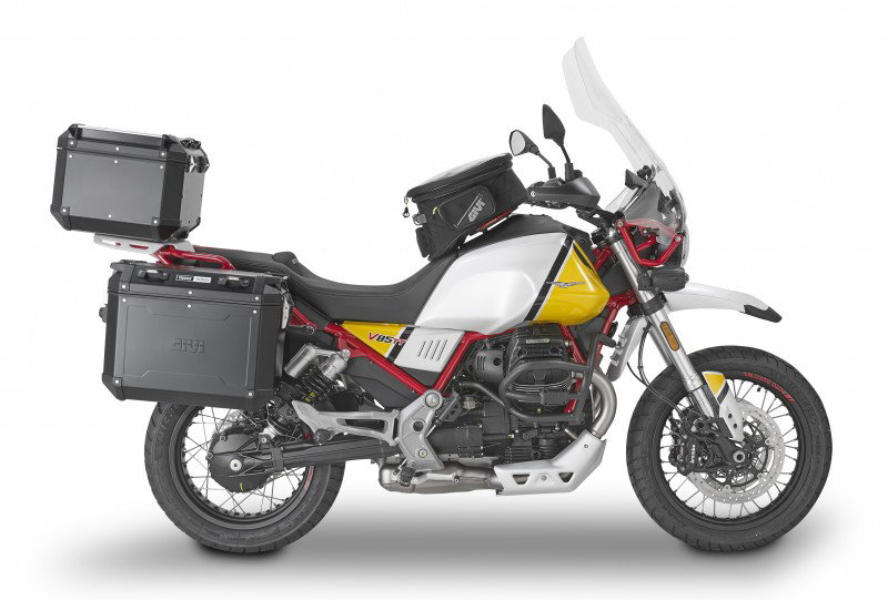 Givi announce adventure touring luggage for Moto Guzzi V85TT