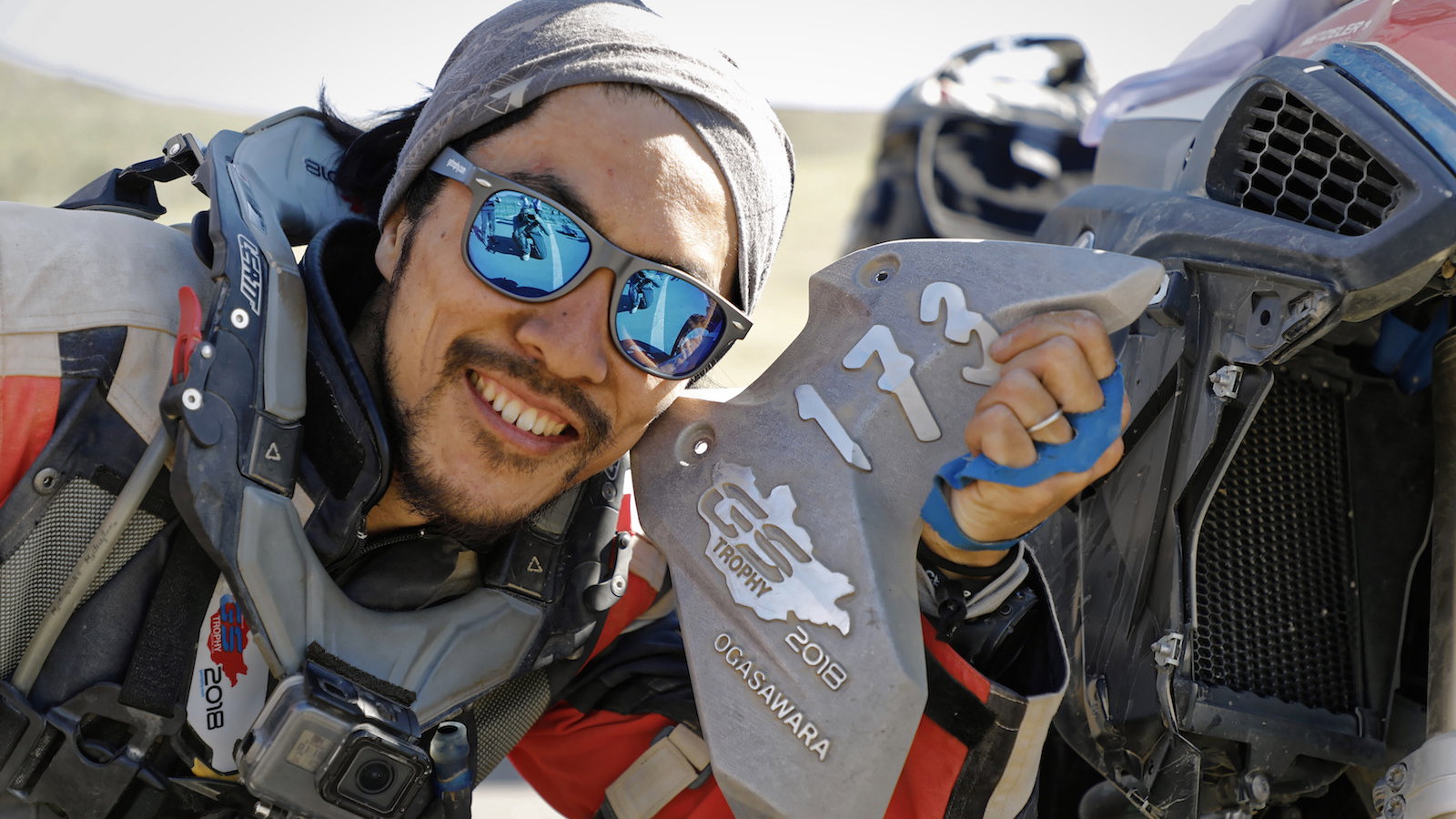 3D printed parts at the BMW GS Trophy event