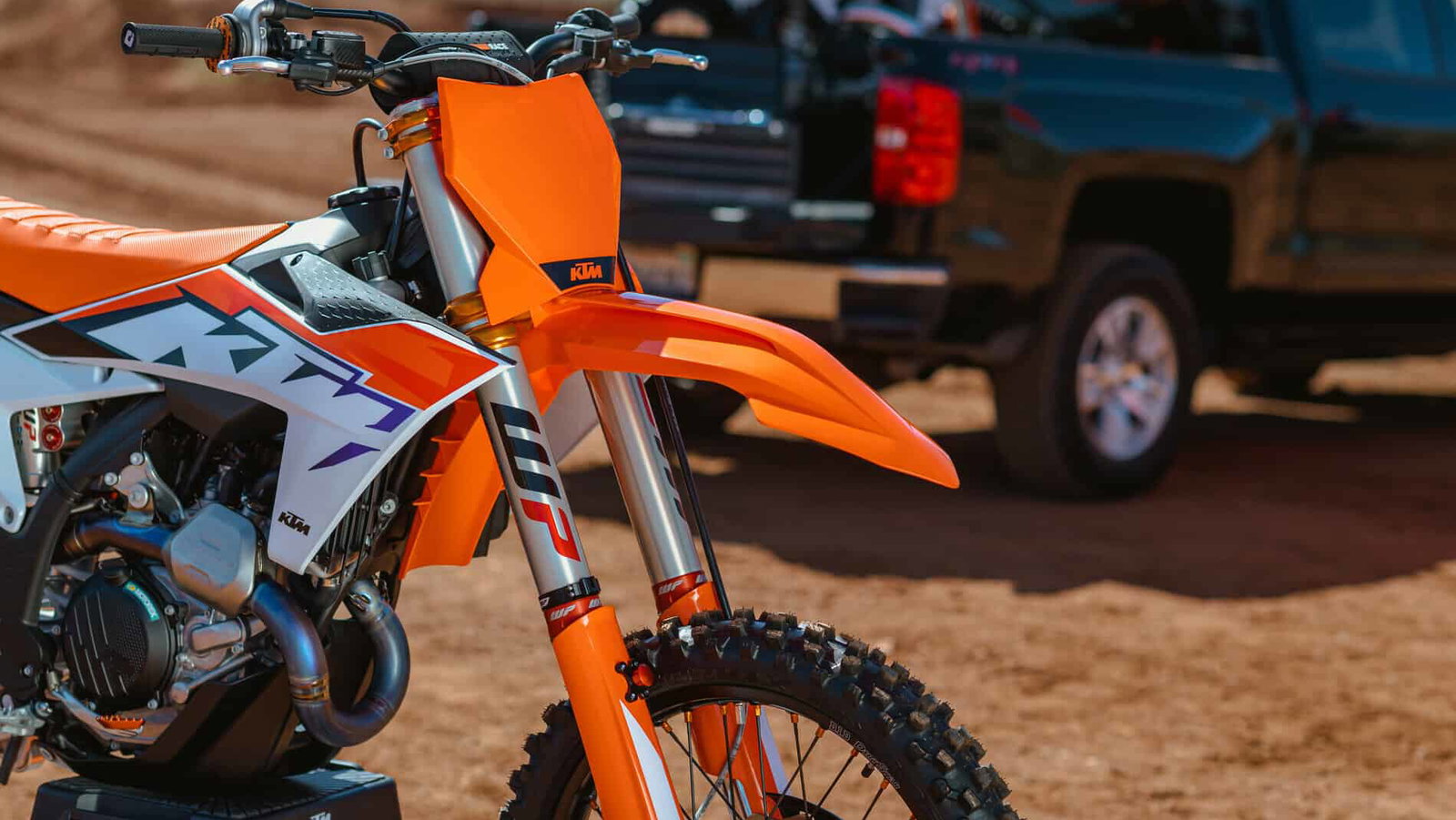 WP XACT Pro suspension in KTM motocross bike