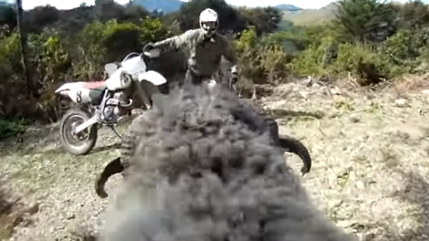 WATCH: Ram rams dirt bikes | Visordown