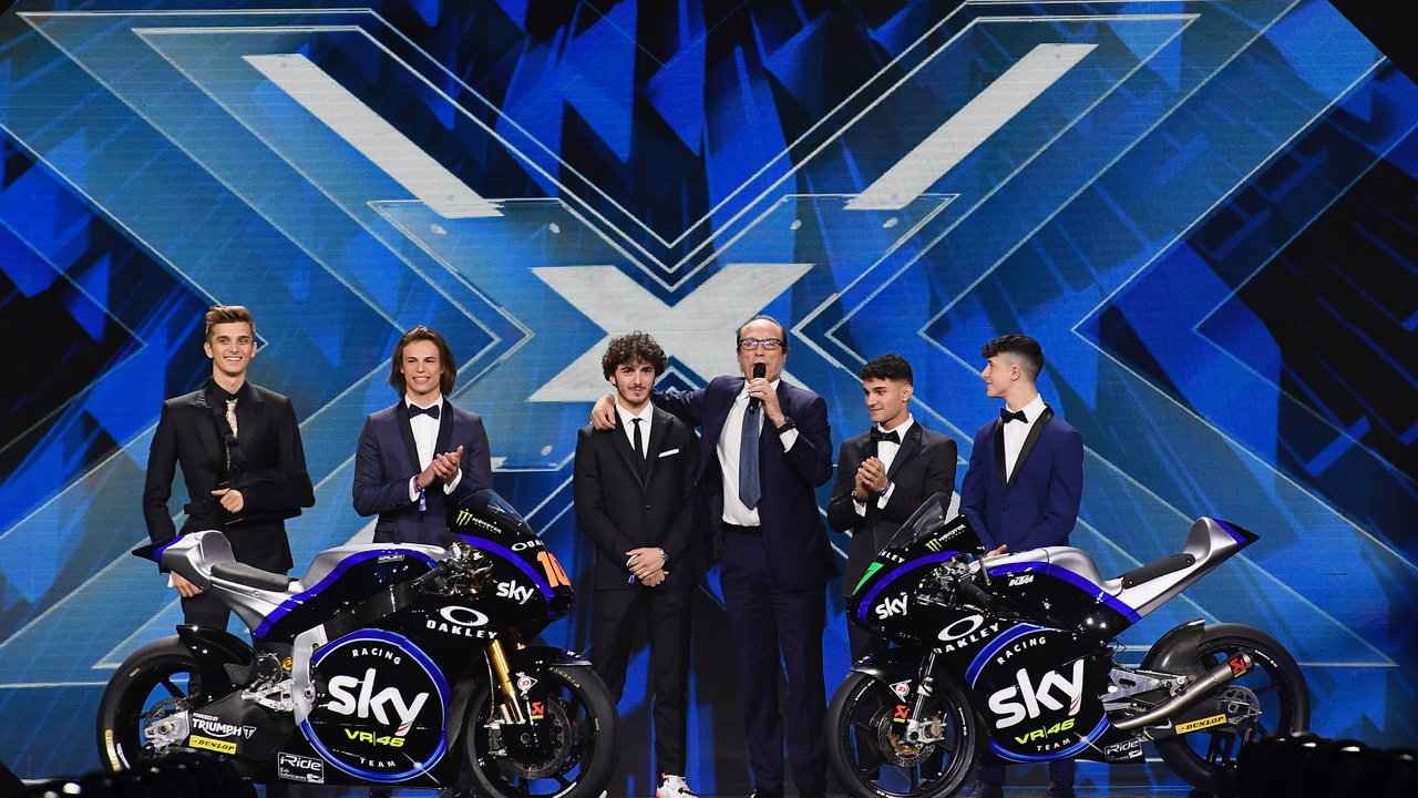 VR46 unveil 2019 livery on X-Factor