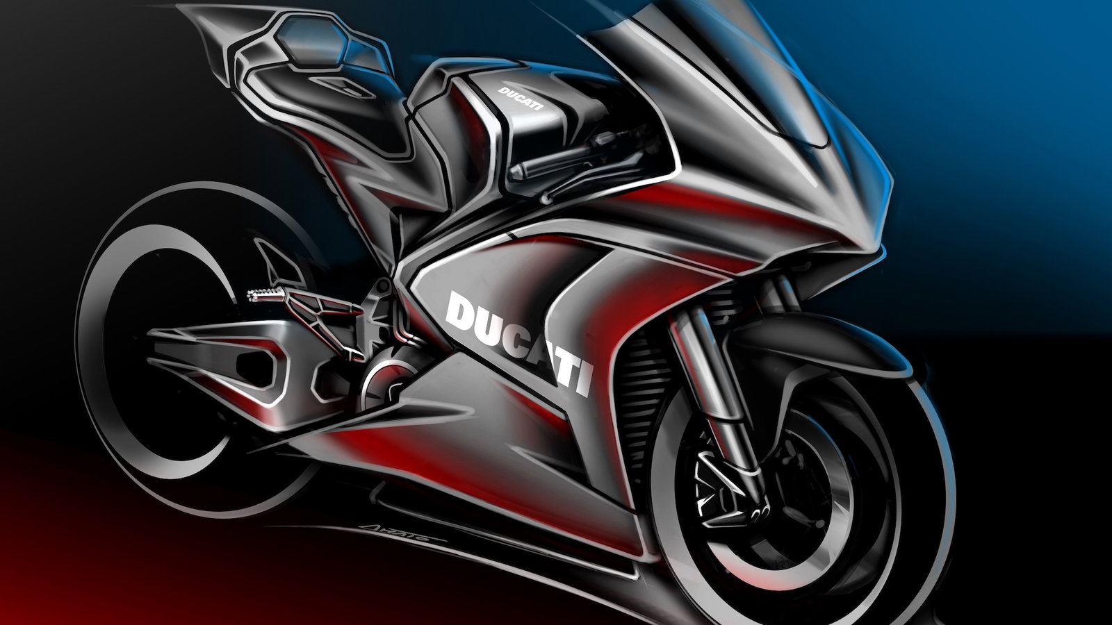 Ducati MotoE sketch