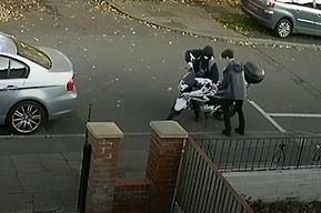 WATCH: Met Police ram moped thugs off bikes
