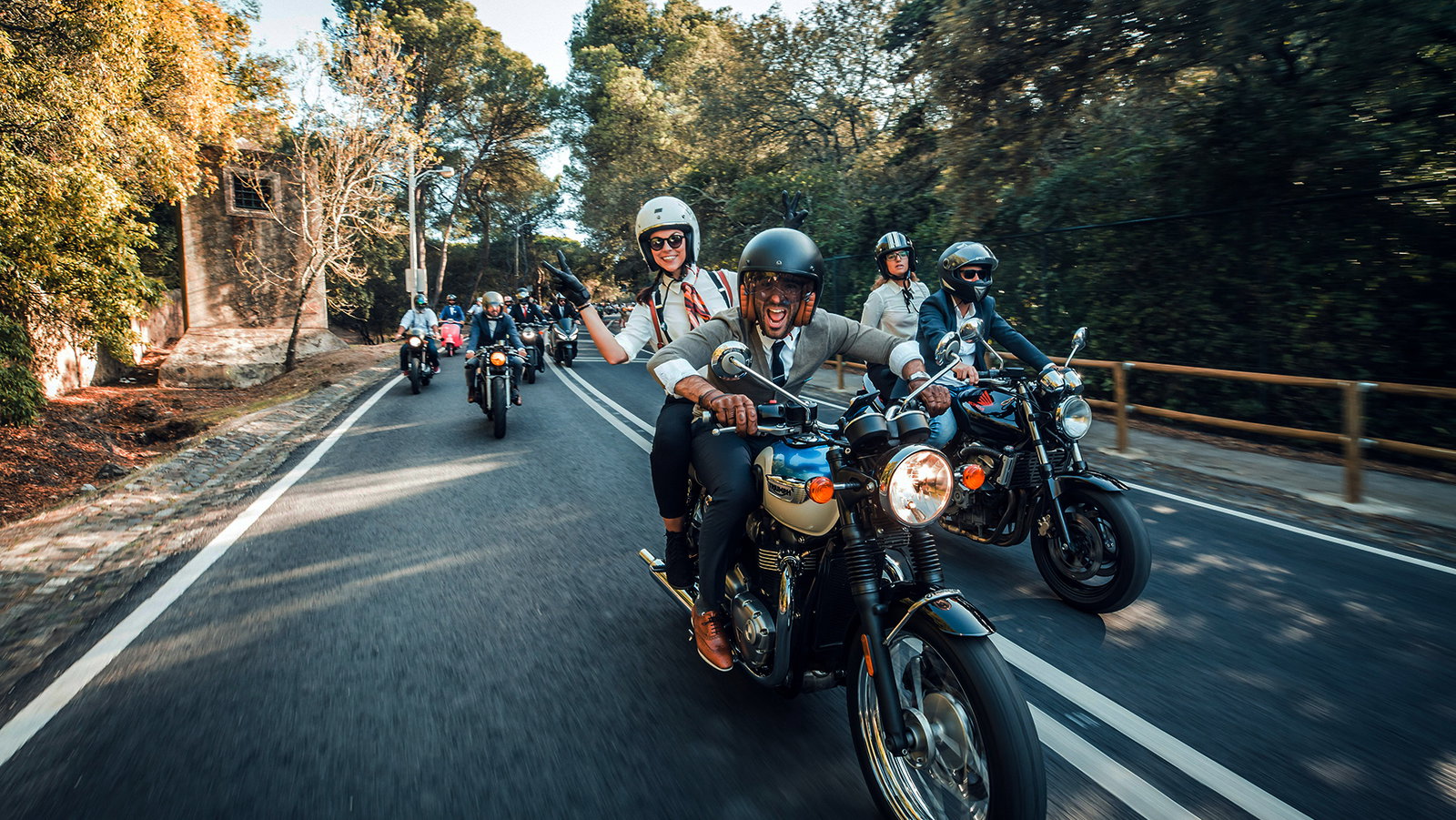Triumph and Distinguished Gentleman's Ride