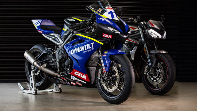 Dynavolt Triumph Street Triple 765 RS revealed