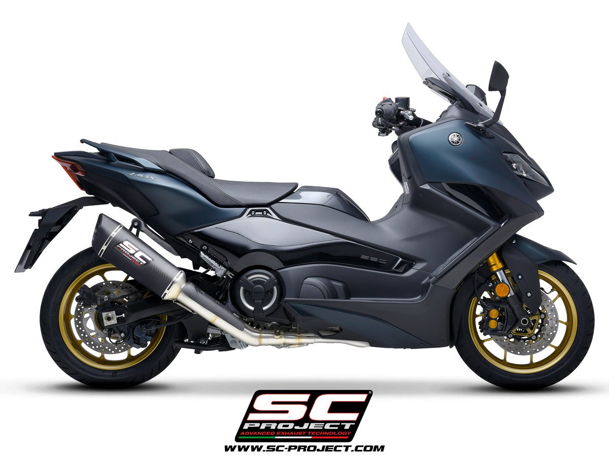 SC-Project releases SC1-R race-inspired exhaust for Yamaha TMAX