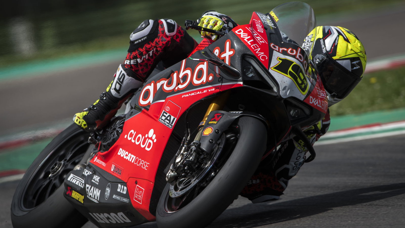 Bautista makes Imola, wet weather debut