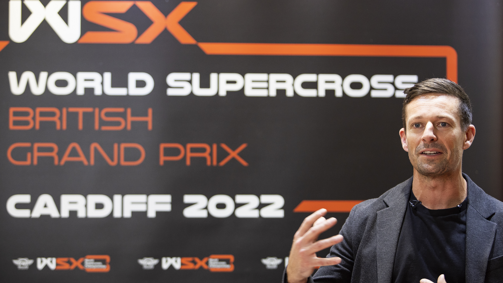 Adam Bailey at Prinicpality Stadium. - World Supercross