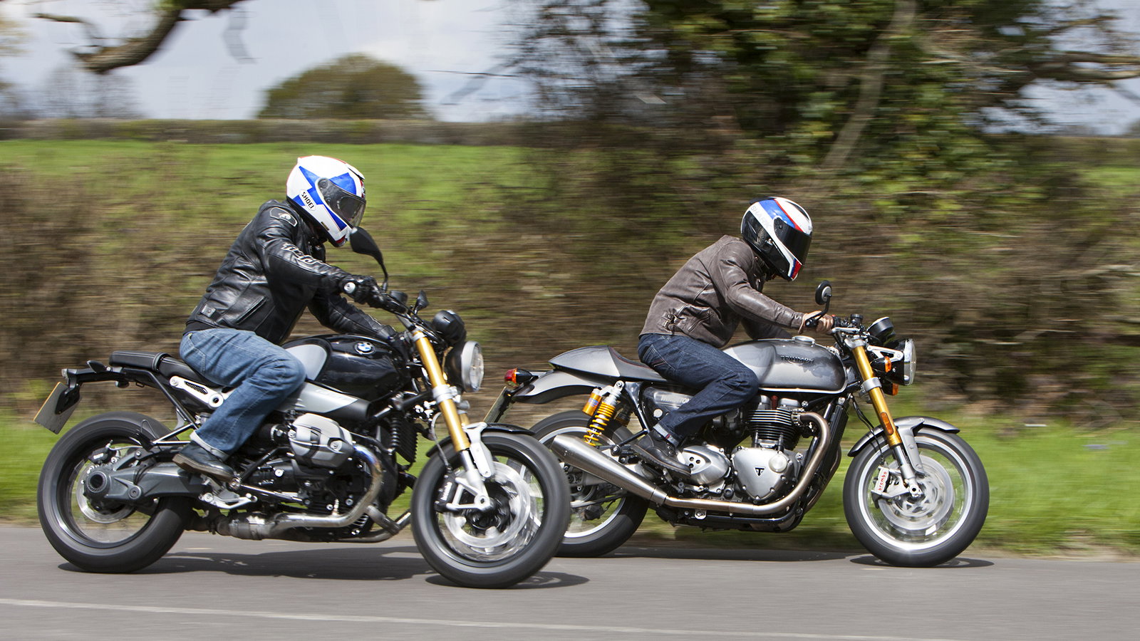 Back-to-back test: Triumph Thruxton R vs BMW R nineT