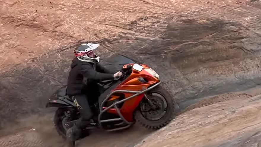 Suzuki Hayabusa. - Matt Spears/YouTube