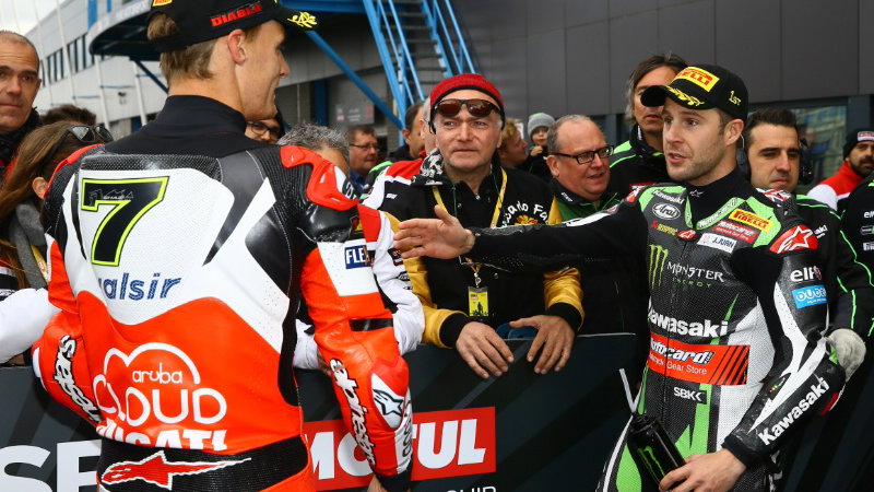 Chaz Davies, Jonathan Rea, Assen, World Superbike [Credit: Gold and Goose]