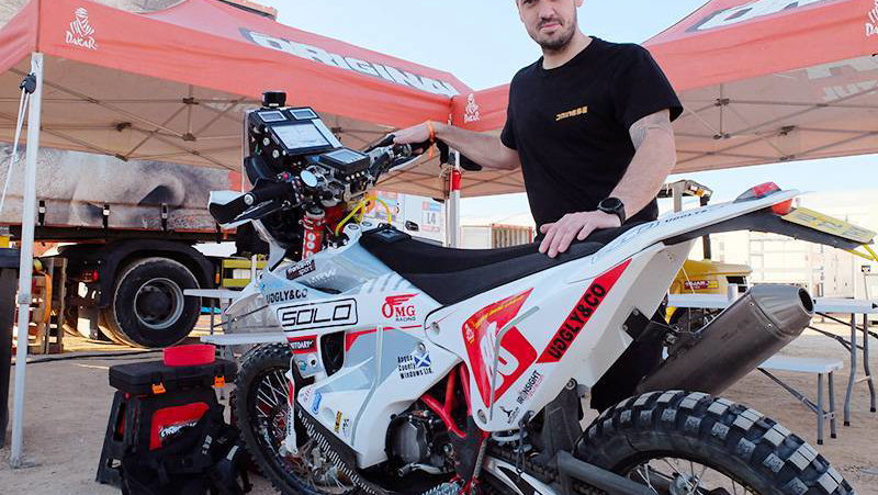 James Hillier and GasGas 450 Rally.