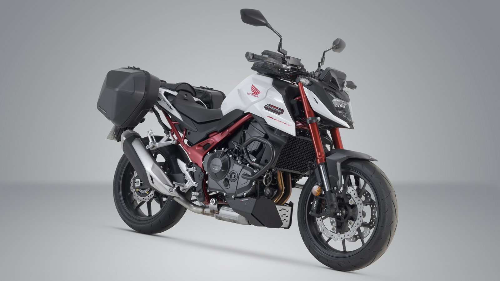 Honda CB750 Hornet with SW-Motech accessories
