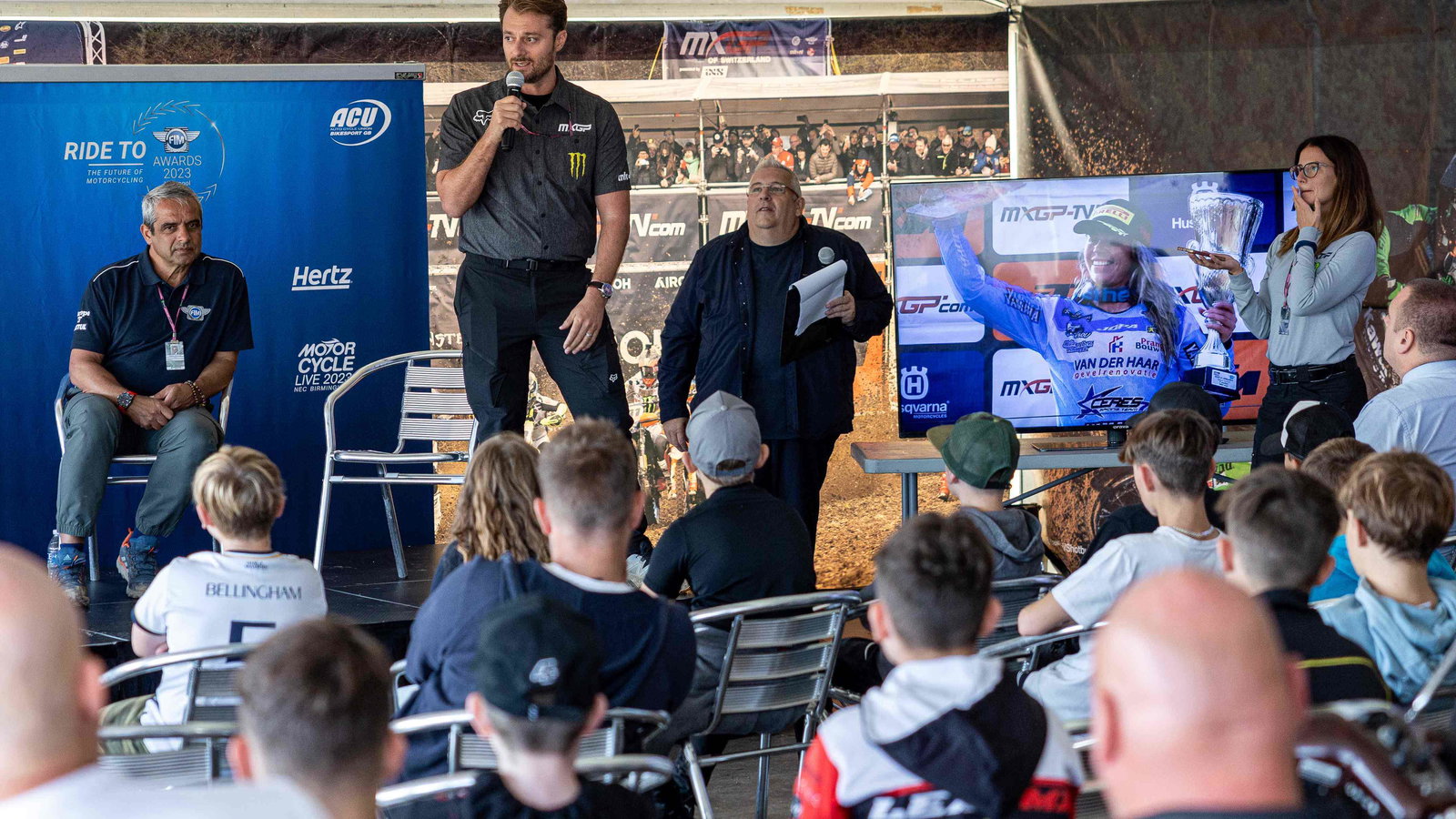 Ride to the FIM Awards, 2023 MXGP of Great Britain.