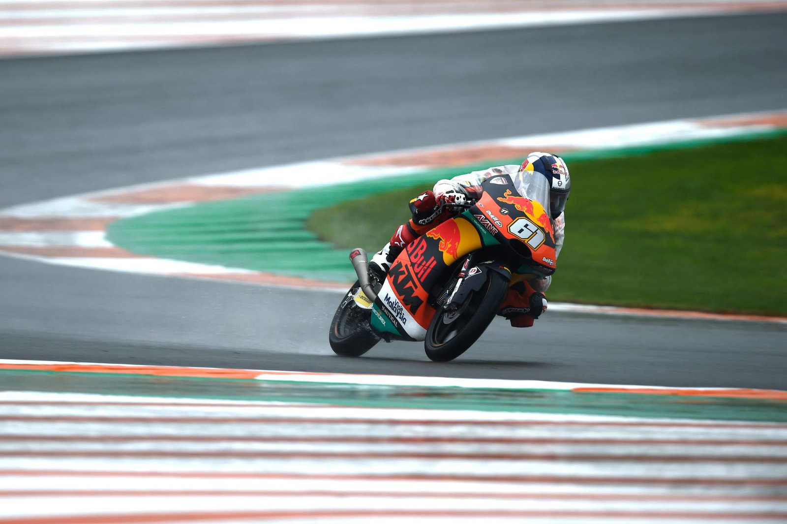 Valencia MotoGP race red-flagged in heavy rain