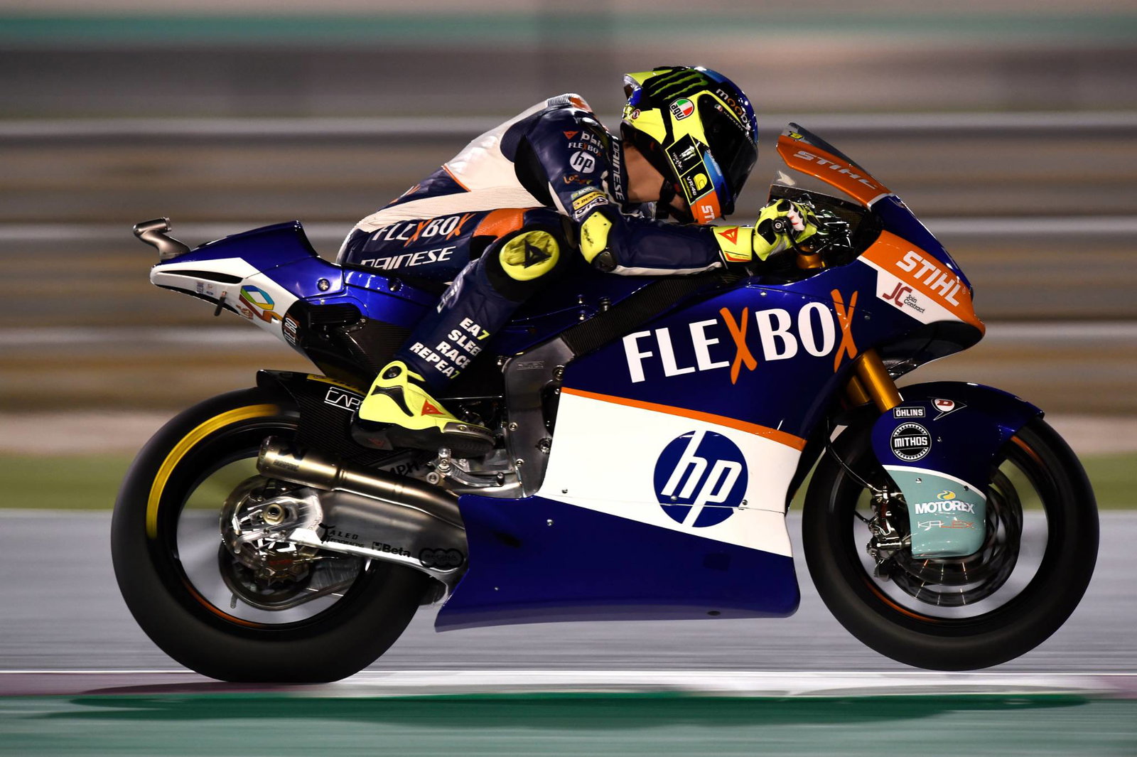 Petrucci tops warm-up, Marquez second