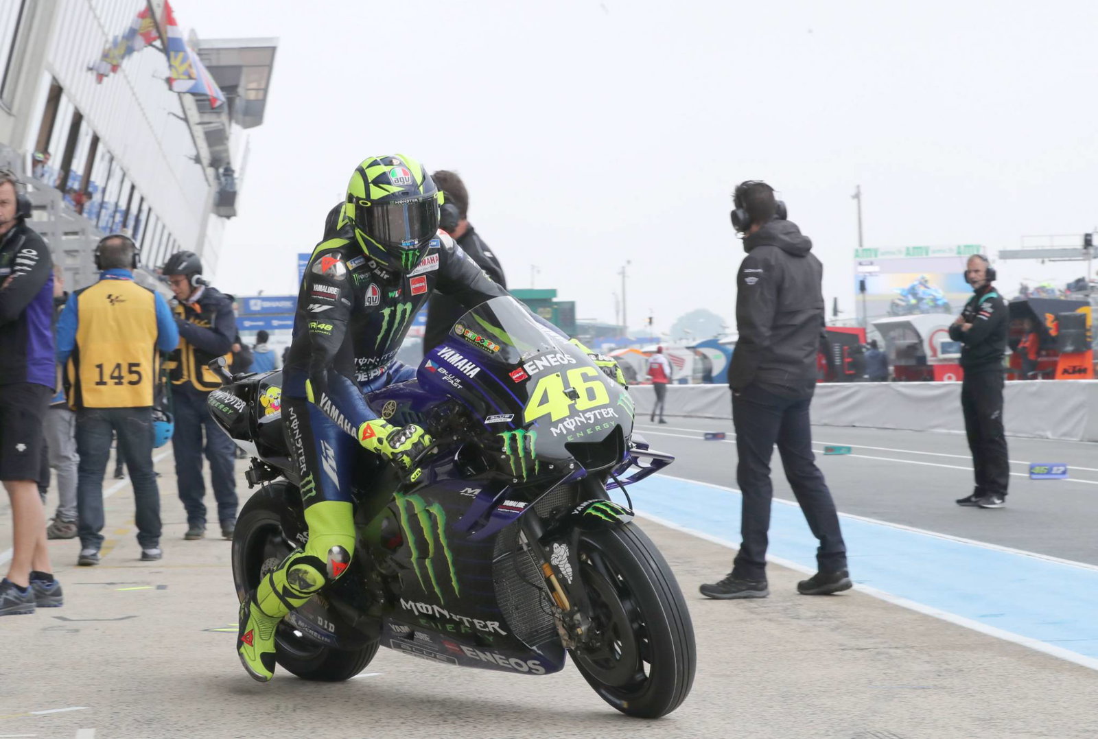 Marquez matches Rossi pole record, 'Race starts on Saturday'