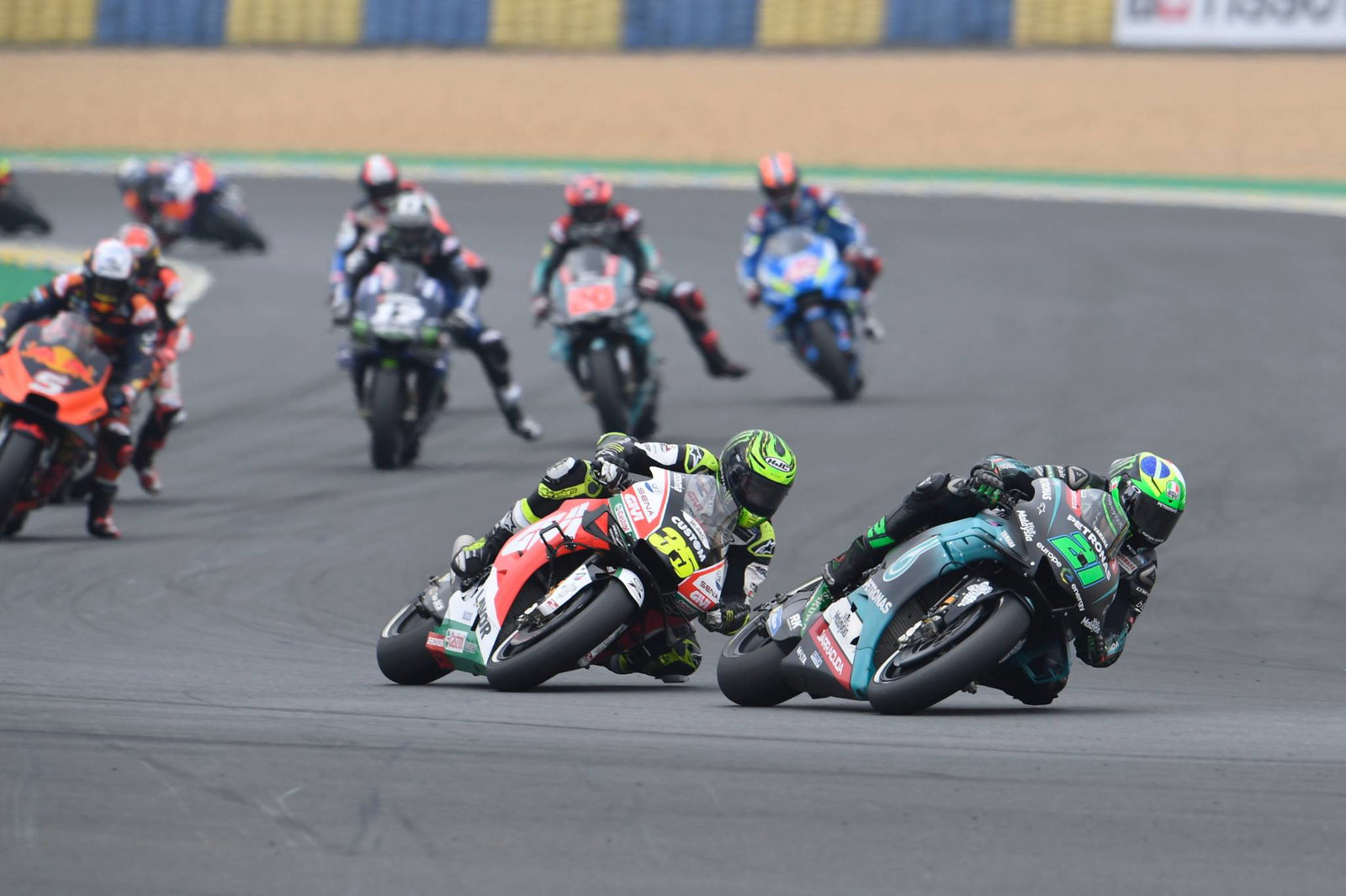 Rins hands over helmet in marshal tribute