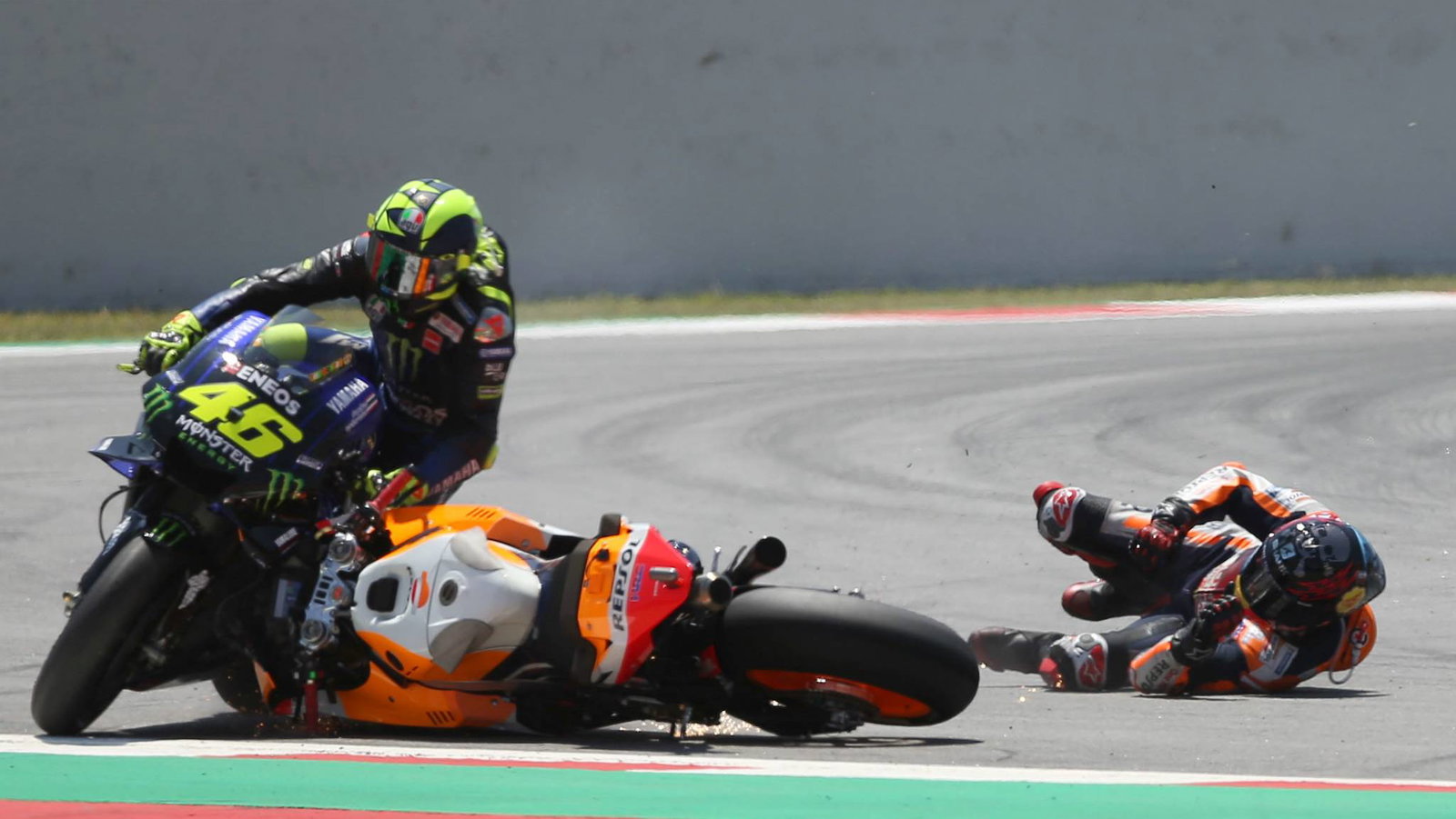 Rossi: Great shame, ankle pain, it happens